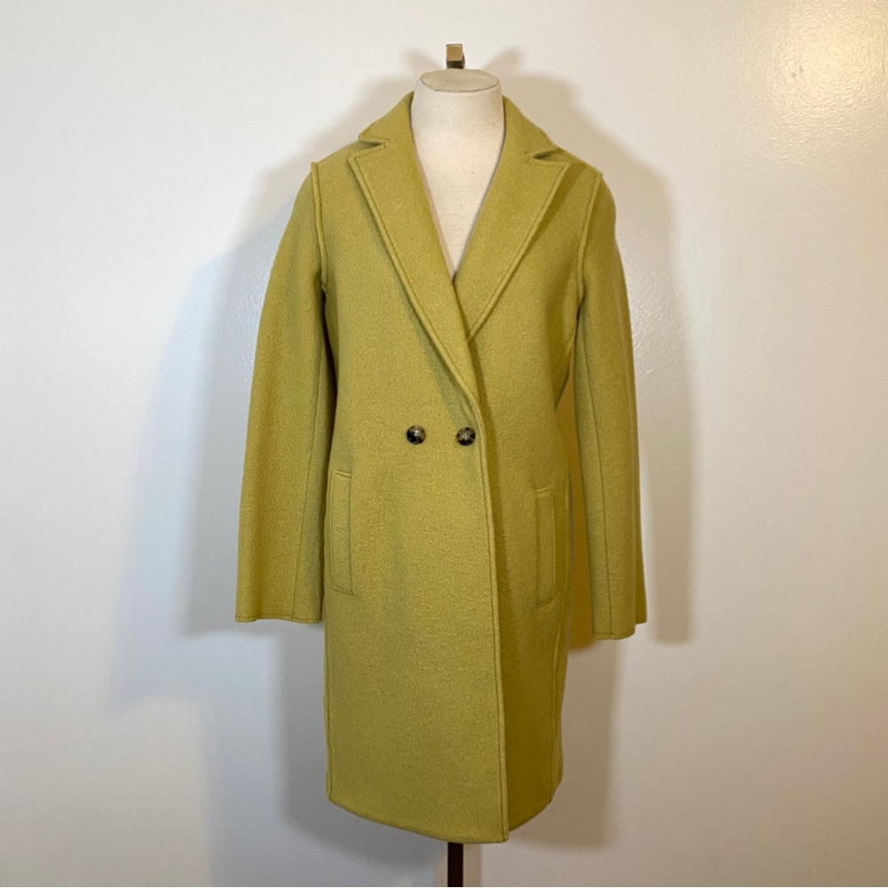 NWT J Crew Daphne boiled wool split pea coat Size 6